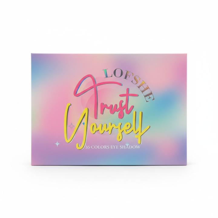 Paleta de sombras LOFSHE Trust Yourself LookLook 35 colores. Incluye tonos mate y brillantes en una gama variada para crear looks diarios o intensos. Textura suave y fácil de difuminar.🚚 Envíos a España 24/48 horas.