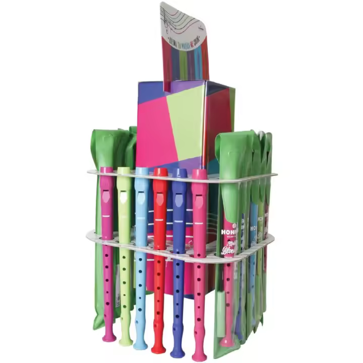 Expositor 36 Flautas colores Hohner 95084-36C - 1
