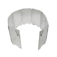 Escudo Antiviento Para Estufa De Gas Plegable De Aluminio Para Camping Y Cocina Al Aire Libre Con 9 Platos Resistente Al Viento - details 0