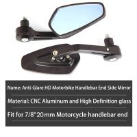 Espejo Retrovisor Azul Para Motocicleta Modificación 22mm Ovalado Adecuado Para Chunfeng NK250 Y NK650 Material Aleación De Aluminio Y Vidrio - details 4