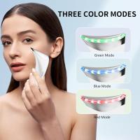 Masajeadores faciales y de cuello, herramientas de masajeador facial para el cuidado de la piel en el hogar, técnicas de Termoterapia y vibración de luz roja en la cara y el cuello - details 3