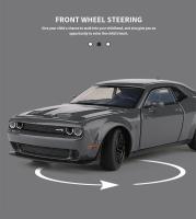 Modelo De Coche Deportivo Dodge Challenger SRT De 1:32 En Aleación De Metal Con Sonido Y Luz Juguete Para Niños Regalo De Coche Muscular - details 5