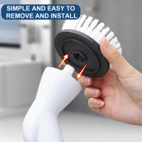 Limpia Pisos Eléctrico Sin Cable Con 5 Cabezas De Enchufe Intercambiables Y Mango Ajustable Recargable Para Limpieza Doméstica - details 4