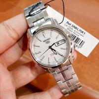 reloj automático unisex Seiko 5 SNKL75K1 38mm 7S26 30m WR correa de acero - details 6
