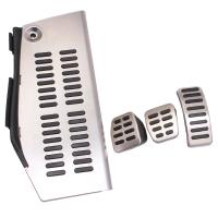 Pedal De Acero Inoxidable Para Volkswagen Polo VW Golf 4 Bora Beetle RSi GTI R32 Audi A3 SEAT Estilo Y Protección Aluminio Y Goma - details 0