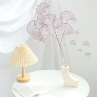 Hoja De Ginkgo Artificial Simulación De Hoja De Ventilador 1Pcs Para Decoración De Bodas Y Hogar Accesorios De Fiesta - details 2