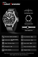 Reloj De Pulsera Deportivo De Lujo Para Hombre LIGE Resistente Al Agua Con Fecha Y Manos Luminosas Correa De Silicona Cuarzo - details 3