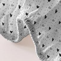 Edredón De Cama Con Patrón De Corazones Blancos 1 Pieza Funda Para Colchón Imprimida En Poliéster 100% Para Dormitorio - details 5