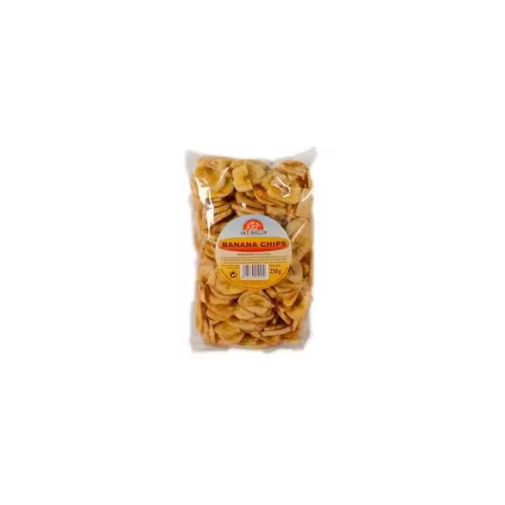 Chips de banana fritas y azucaradas 250 gr Int-Salim - 1