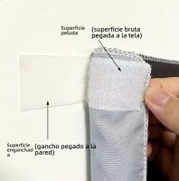 Decoración navideña para puertas, tela de fondo estilo Grinch, cubrepuertas de Navidad, colgante para fiestas de Año Nuevo y tapiz decorativo para puertas--91 cm de ancho x 203 cm de alto (poliéster) - details 6