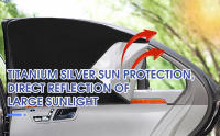 Cortina De Coche Magnética Para Niños Visera De Ventana Lateral Protectora Solar Y Aislante De Calor Cortina De Sombra Para Automóvil - details 8
