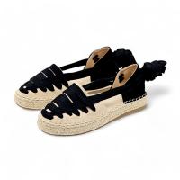 Calzados Soraia Sandalia Mujer Cuña Yute Espardeñas Planas con Lazos Moda Primavera y Verano Cómodas Elegantes Tendencia - details 24