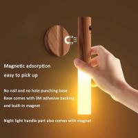 Lámpara De Pared LED Recargable Con Sensor De Movimiento Inteligente Luz Nocturna Magnética Portátil Para Pasillo Y Escaleras - details 2