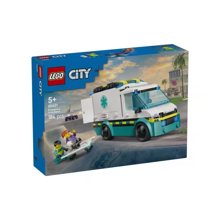 Lego 60451 Ambulancia de emergencias Lego City - 1