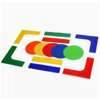 Etiquetas De Campo Deportivo Marcador De Pista Rojo Para Baloncesto Fútbol Badminton Entrenamiento Obstáculo Deportivo - details 1
