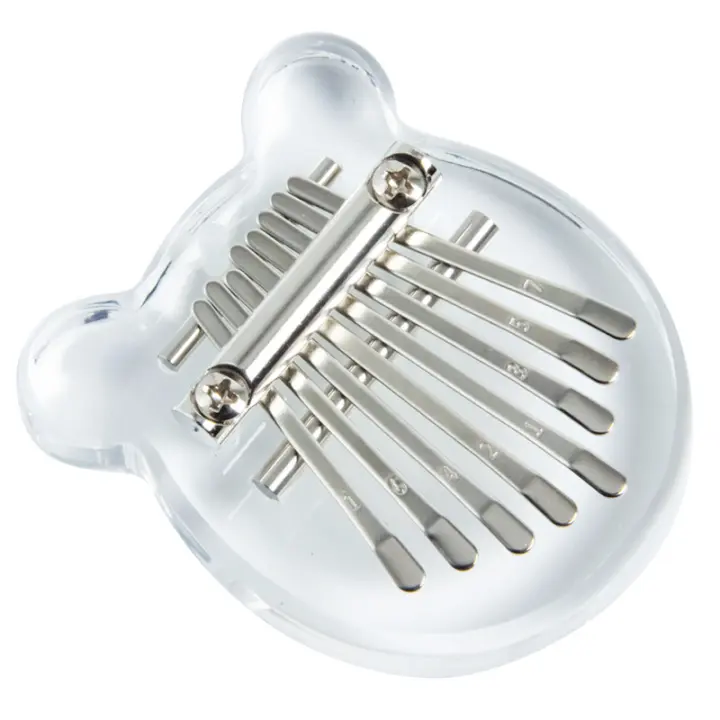 Mini Kalimba De Madera Crisalida De 8 Teclas Calidad Superior Instrumento Musical De Pulgar Y Dedos Marimba Collar De Pendiente Regalo Ideal - 1