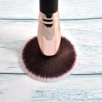 Cepillo De Maquillaje Para Fundamento Polvo Libre Corrector Blush Profesional Fibra De Lana Herramienta De Belleza Cosmética - details 4