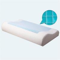 ARISE SHOP-Almohada ortopédica para el cuello, cojín de espuma viscoelástica + almohadilla de Gel, núcleo interno y funda de almohada transpirable, almohada de salud Cervical para enfermería,50X30X10CM - details 4