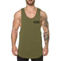 Camiseta Sin Mangas Muscleguys Para Hombre Transpirable Y Ajustada Para Running Y Ejercicio Material SPANDEX Corte Unisex - details 1