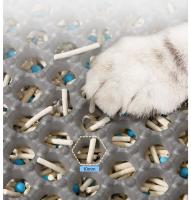 Manta Para Litiario De Gato Grande Impermeable Doble Capa Antideslizante Lavable Captura Arena Y Patas Anti Roto Duradera - details 2