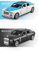 Modelo De Coche De Aleación De Metal Rolls Royce Phantom Sedán 1:36 Con Sonido Y Luz Juguete De Colección Para Niños Regalos - details 7