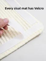 Carpetas Para Gatos De Sisal Y Lino Resistente Al Desgaste Protección De Muebles Almohadilla De Descanso Para Gatos Sin Pellet Ni Herramientas Necesarias - details 4