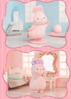 Figura De Peluche Kawaii De Conejo MOMO Bunny Serie Diaria Caja Sorpresa Decoración Creativa Para Escritorio Juguetes Para Niños - details 7