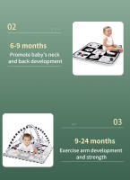 Alfombra De Actividad Para Bebés Multifuncional Con Juego De Rompecabezas Y Espacio De Juego Educativo Para Infantes Material Suave Diseño De Dibujos Animados Regalo Ideal Para Edad 0-1 Años - details 5
