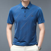 Polera Polo Para Hombre Casual Negocios Corta Resistente Al Arrugas Y Liso Cómoda Transpirable Verano Viscosa Solida Regular - details 2
