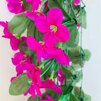 Orquídea Artificial De 100CM En Violeta Para Decoración De Fiestas Y Boda Estilo Bonsái Material Plástico Uso Interior - details 12