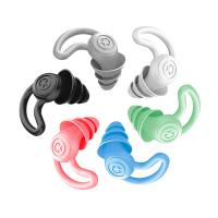 Tapones Para Los Oídos De Silicona De 3 Capas HUAK Para Reducción De Ruido Reutilizable Para Dormir Nadar Estudiar Conciertos - details 0