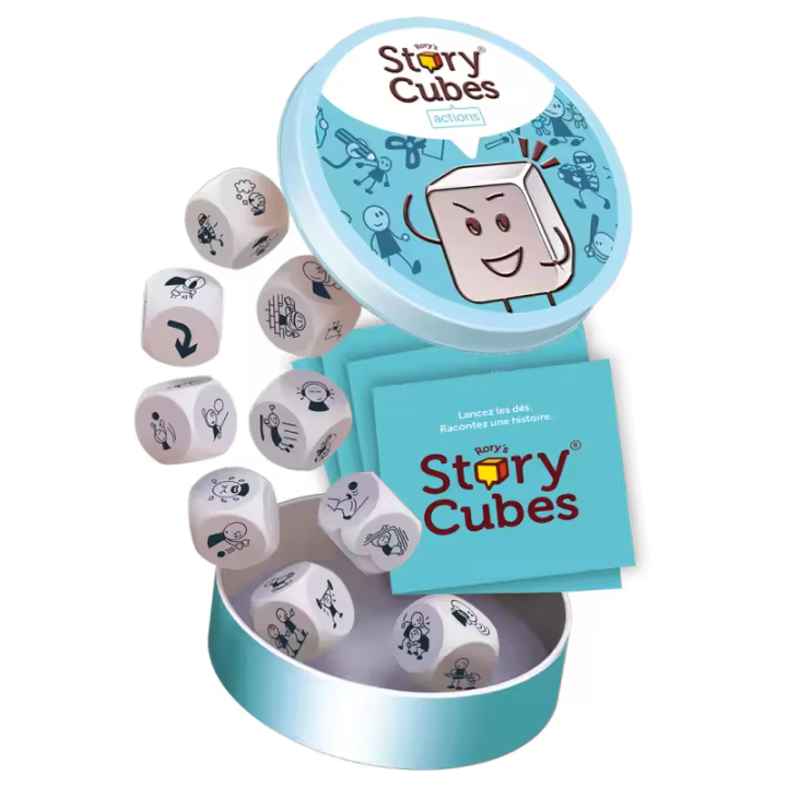 Asmodee Story Cubes: Acciones - Juego de Mesa Creación de Historias e Imaginación - 1
