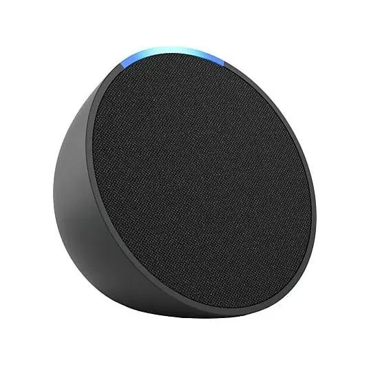Altavoz inteligente - Amazon Echo Pop, Bluetooth con Alexa de sonido potente y compacto, Antracita - 1