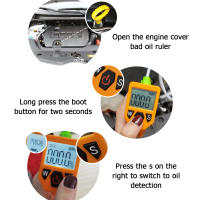 Testero De Aceite De Motor Para Auto Con Pantalla LED Analizador De Gas Herramientas De Prueba Para Coche Detector De Calidad De Aceite - details 2
