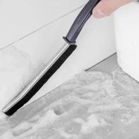 Cepillo De Limpieza Para Grietas Y Esquinas Limpiador De Ventanas Azulejos De Cocina Y Baño Cepillo De Escobilla Para Angulos Muertos Negro - details 0