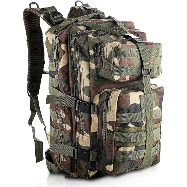 Mochila militar, Mochila táctica 35L Mochila del ejército Mochila de asalto Mochila de combate táctica para senderismo al aire libre Camping Trekking Pesca Caza - 1