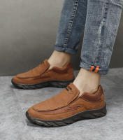 Zapatos De Lona Para Hombre Tenis Cómodos Para Caminar Moda Negocios Slip on Casual Confort Para Conducción - details 9