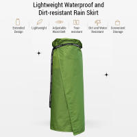 Falda Impermeable Media Cuerpo Para Camping Y Senderismo Tela De Nylon Transpirable Cierre De Cordón Para Hombres Y Mujeres - details 3
