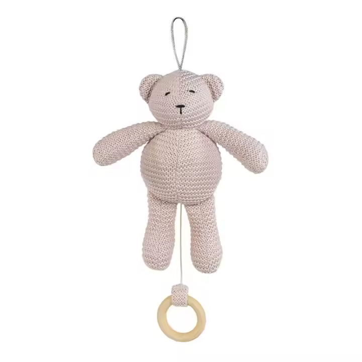 Walking Mum Oso Musical Punto Bobo 21 Cm 100% Viscosa De Bambu - 1