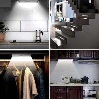 Luz Nocturna LED Inalámbrica Con Sensor Infrarrojo Y Imán Integrado Para Armario Zapatos Escaleras Corredor Batería AAA Incluida - details 12