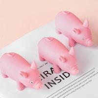 Juguete Antiestrés Divertido De Cerdo Rosa De Goma Modelo Animal Simulación Juguete De Rebound Lento Personalidad Wacky Regalos Para Niños Y Adultos - details 3