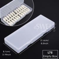 Caja De Almacenamiento Para Uñas Postizas De Acrílico Transparente Caja Vacía De Alta Calidad Organizador De Manicura Para Uñas Postizas De Presión Artificial - details 10