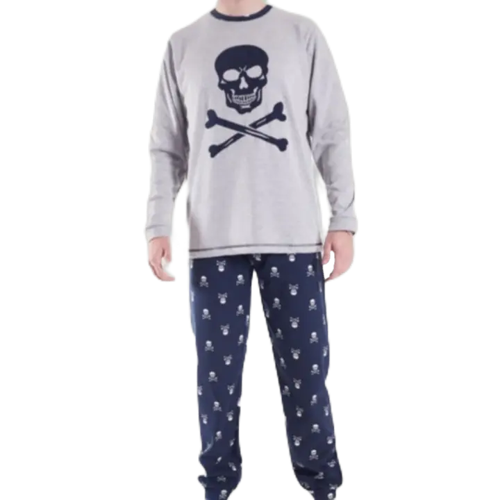 Mj Catana  - Pijama de hombre manga larga afelpado 21914 - 1