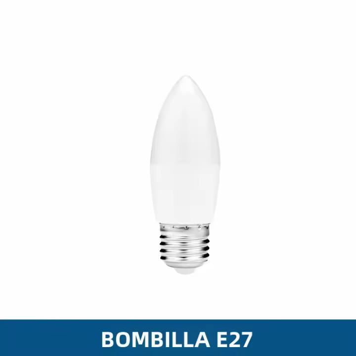 8PCS Bombilla LED E14 E27 3W 6W 9W 12W 15W Luz Cálida Fría Para Interiores 220V Decoración De Hogar Y Campana Lámpara De Vela Para Salón - 1