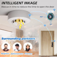 Detector De Fuma ONENUO Tuya ZigBee Alarma De Incendio Para Seguridad Doméstica Controlada Por App Smart Life Protección De Seguridad Contra Fuego - details 2
