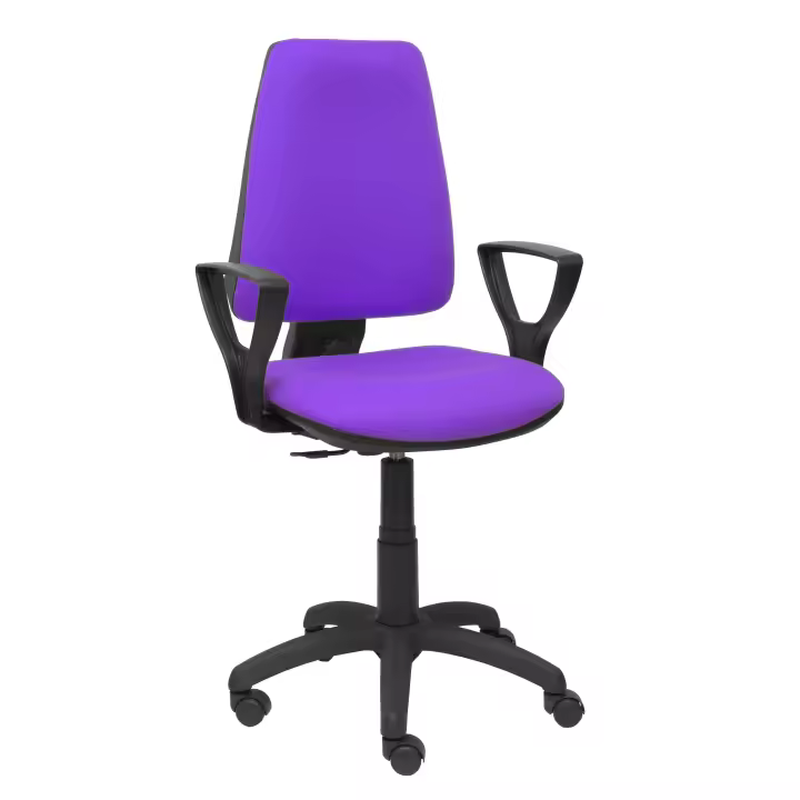 Silla de Oficina Ergonómica Piqueras Y Crespo Elche CP Bali Lila con Brazos Fijos - 1
