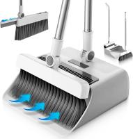 RELAXTY Escoba Recogedor Plegable 3 en 1 con Cepillo Extraíble y Limpiacristales Oculto - details 0