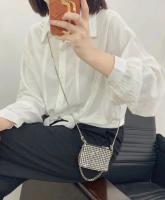 Bolso De Hombro Mini Jiomay Para Mujer Diseñador Lujo 2024 Con Diamantes Y Cadena Bolso De Fiesta Versátil Para Labial - details 30
