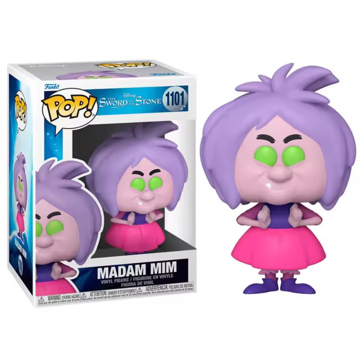 Funko pop disney the sword and the stone merlin el encantador madam mim 49154 - 1