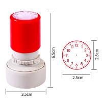 1PC Estampado De Reloj Para Niños Herramientas De Aprendizaje En Reloj Estilo Multicolor Suministros Escolares Para Estudiantes - details 1